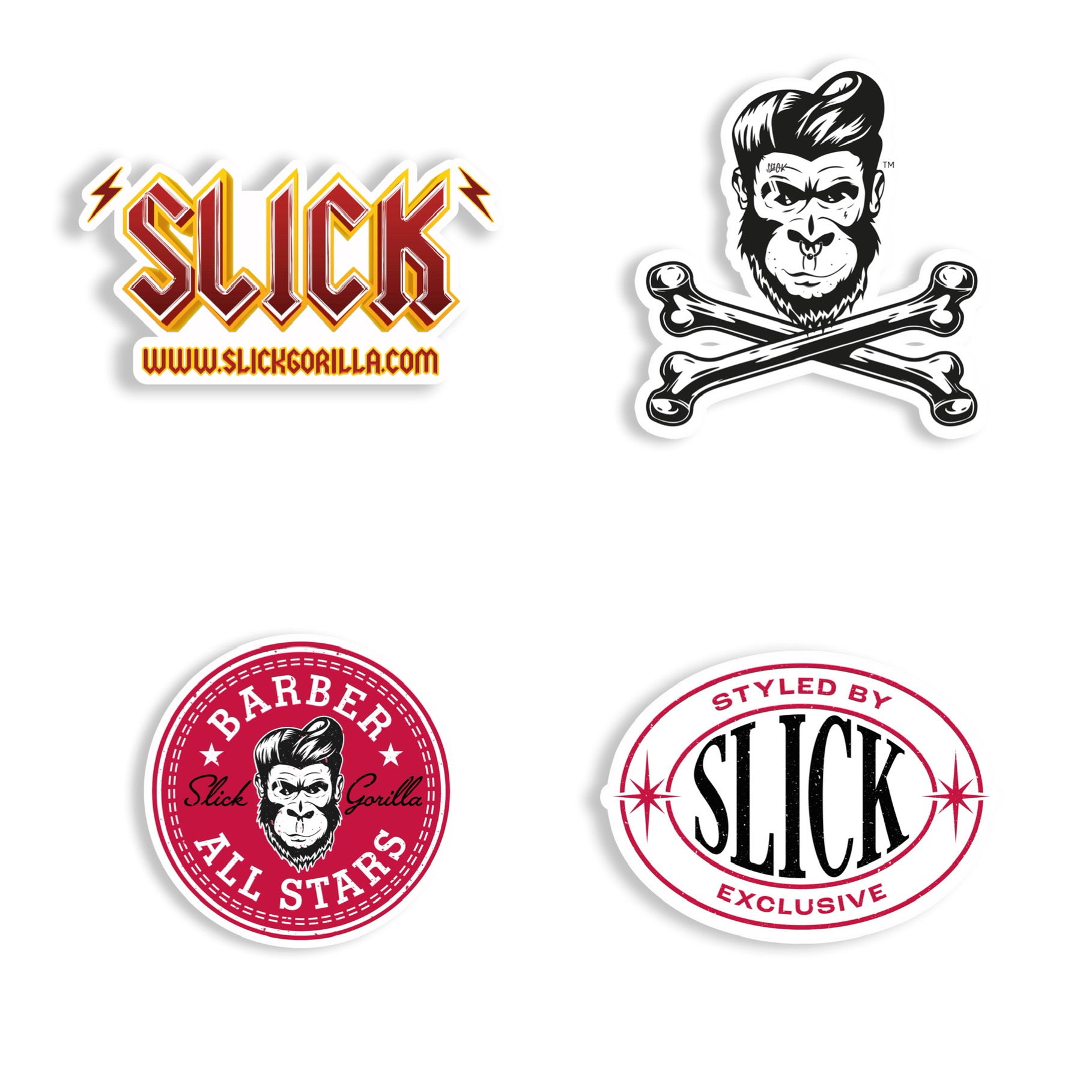Slick Gorilla Sticker Pack